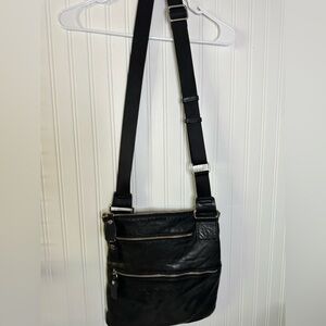Margot Black Crossbody Bag with Adjustable Strap